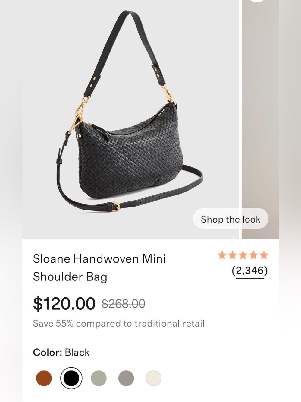 QUINCE Sloane Handwoven Bag - Picture 6 of 6